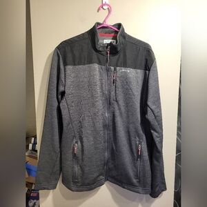 Orvis Men's Black and Gray Performance Jacket, Size Large